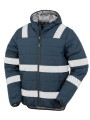 RESULT Veste de sécurité recyclée ripstop padded Blue Navy personnalisable