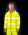 RESULT Sicherheitsjacke aus wattiertem, recyceltem Ripstop Jacke personalisierbar