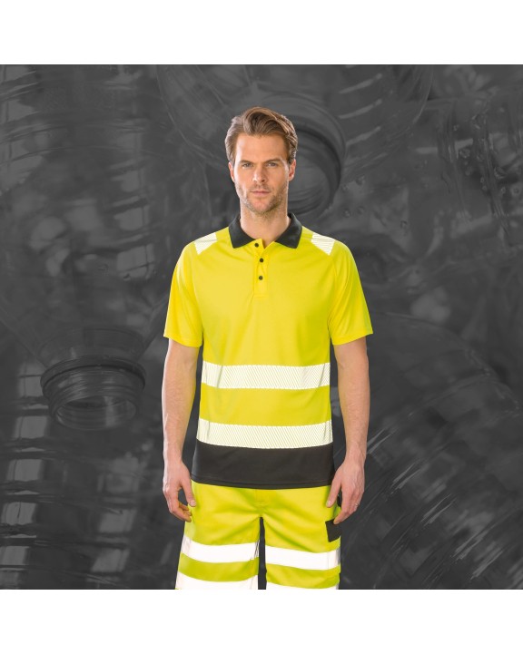 Polo personnalisable RESULT Polo de sécurité recyclé