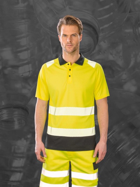 Polos à personnaliser RESULT Polo de sécurité recyclé 