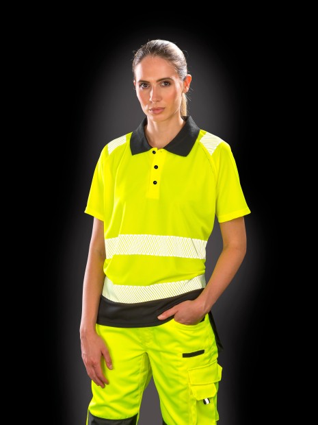 Polos à personnaliser RESULT Polo de sécurité recyclé 