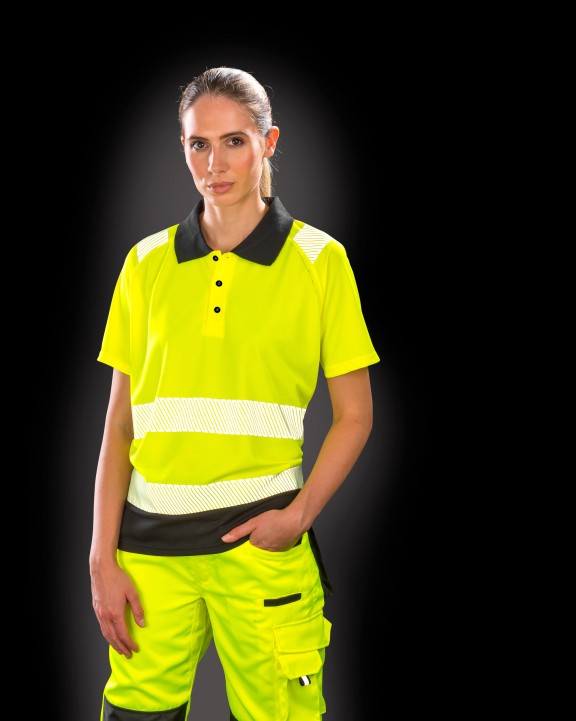 Polo personnalisable RESULT Polo de sécurité recyclé