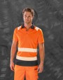 Polo personnalisable RESULT Polo de sécurité recyclé