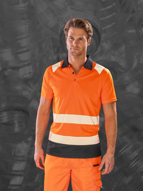Polos à personnaliser RESULT Polo de sécurité recyclé 