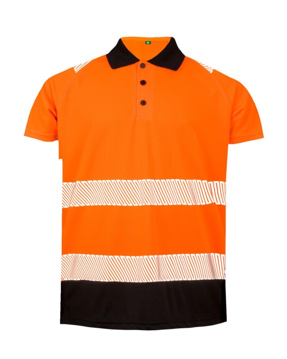 Polo personnalisable RESULT Polo de sécurité recyclé