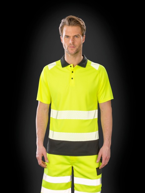 Polos à personnaliser RESULT Polo de sécurité recyclé 