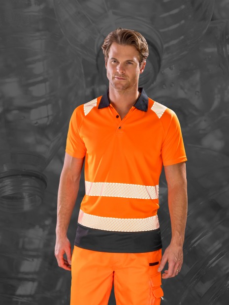 Polos à personnaliser RESULT Polo de sécurité recyclé 