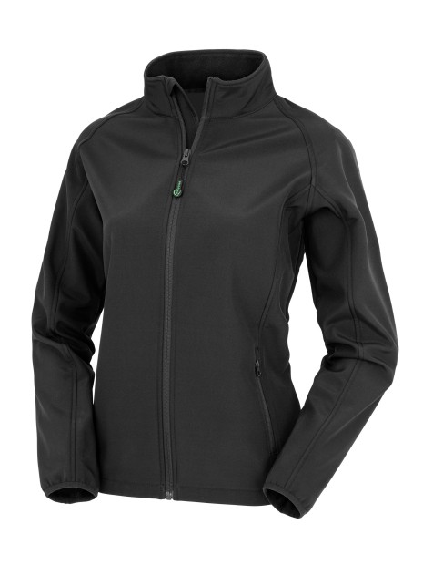RESULT Veste softshell femme recyclée noir personnalisable