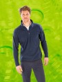 Laines polaires à personnaliser RESULT Micropolaire recyclée col zippé 
