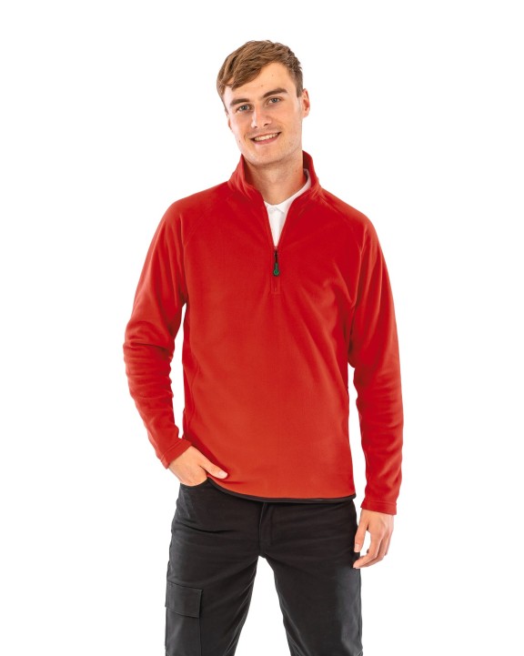 Polar Fleece RESULT Gerecycled microfleece met ritskraag voor bedrukking &amp; borduring