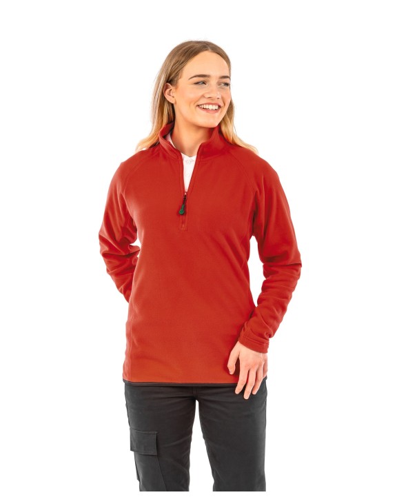 RESULT Recycelter Mikrofleece mit Reißverschlusskragen Polar Fleece personalisierbar
