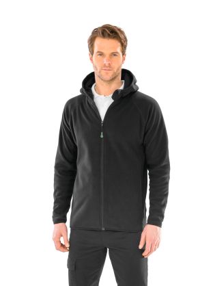 Veste à capuche en micropolaire recyclée