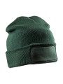RESULT Bonnet double tricot vert bouteille personnalisable