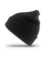 RESULT Bonnet en polyester recyclée noir personnalisable