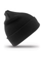 RESULT Bonnet en polyester recyclée noir personnalisable