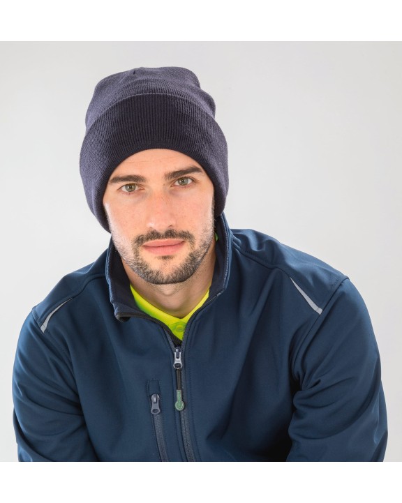 RESULT Mütze aus recycelter Polyester Mütze, Schal & Handschuh personalisierbar