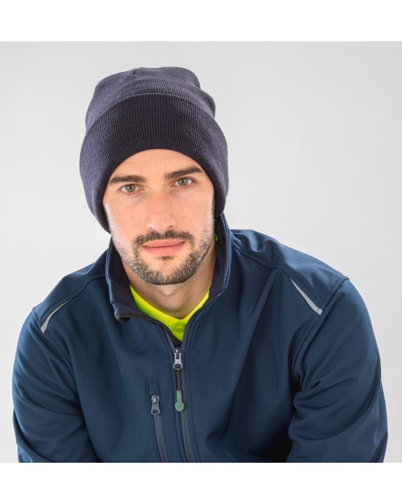 RESULT Mütze aus recycelter Polyester Mütze, Schal & Handschuh personalisierbar