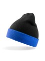RESULT Bonnet classique recyclé noir/royal personnalisable