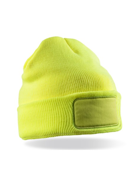 RESULT Bonnet imprimable Thinsulate™ recyclé fluo yellow personnalisable
