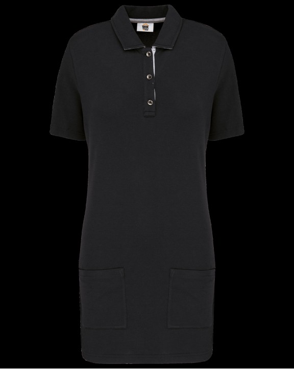 Poloshirt WK. DESIGNED TO WORK Lange damespolo korte mouwen voor bedrukking &amp; borduring