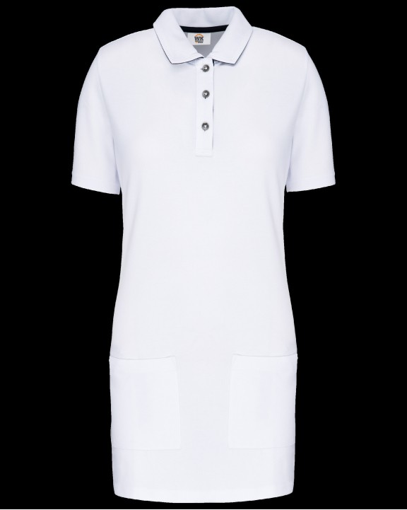 Poloshirt WK. DESIGNED TO WORK Lange damespolo korte mouwen voor bedrukking &amp; borduring