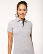 Poloshirt WK. DESIGNED TO WORK Lange damespolo korte mouwen voor bedrukking &amp; borduring