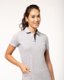 Poloshirt WK. DESIGNED TO WORK Lange damespolo korte mouwen voor bedrukking &amp; borduring