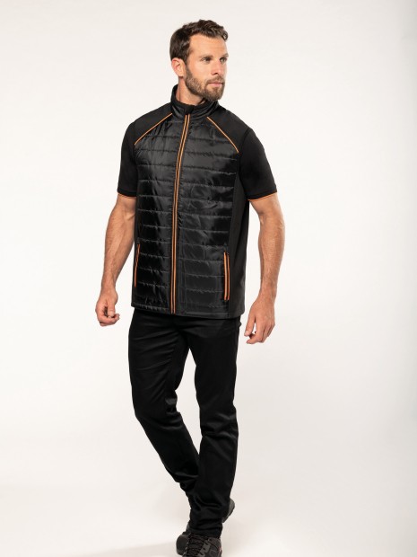 Vestes à personnaliser WK. DESIGNED TO WORK Bodywarmer Day To Day bi-matière unisexe 