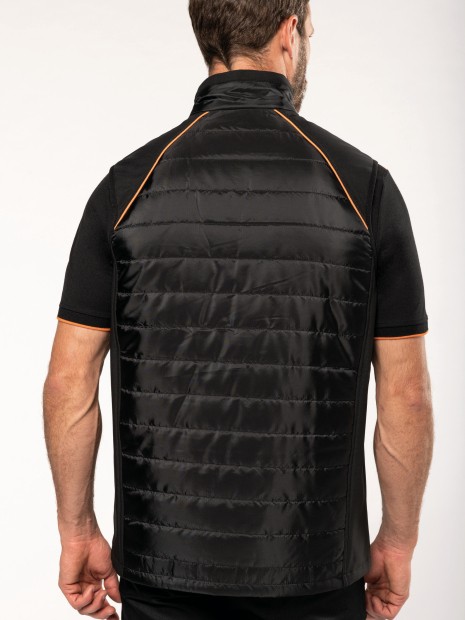 Vestes à personnaliser WK. DESIGNED TO WORK Bodywarmer Day To Day bi-matière unisexe 