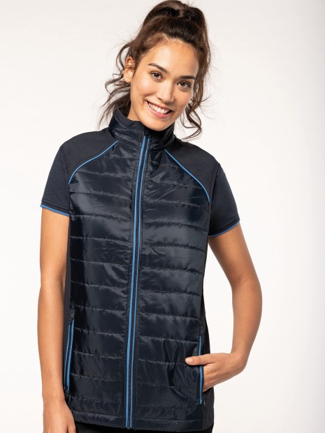 Vestes à personnaliser WK. DESIGNED TO WORK Bodywarmer Day To Day bi-matière unisexe 