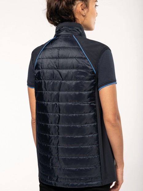 Vestes à personnaliser WK. DESIGNED TO WORK Bodywarmer Day To Day bi-matière unisexe 