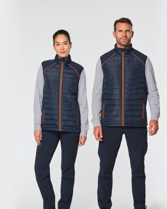 WK. DESIGNED TO WORK Bi-Material Day To Day-Bodywärmer Jacke personalisierbar