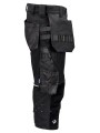 PROJOB 5557 STRETCH 3/4 PANT noir personnalisable