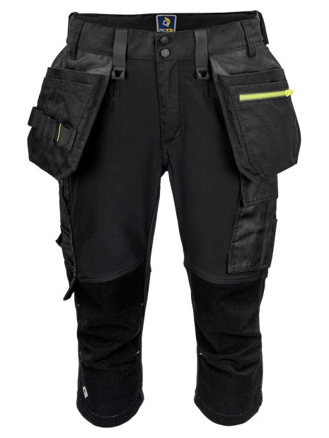 PROJOB 5557 STRETCH 3/4 PANT noir personnalisable