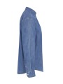 COTTOVER CHEMISE DENIM CONFORT HOMME - CERTIFIÉ GOTS bleu personnalisable