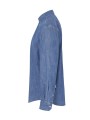 COTTOVER CHEMISE DENIM CONFORT HOMME - CERTIFIÉ GOTS bleu personnalisable