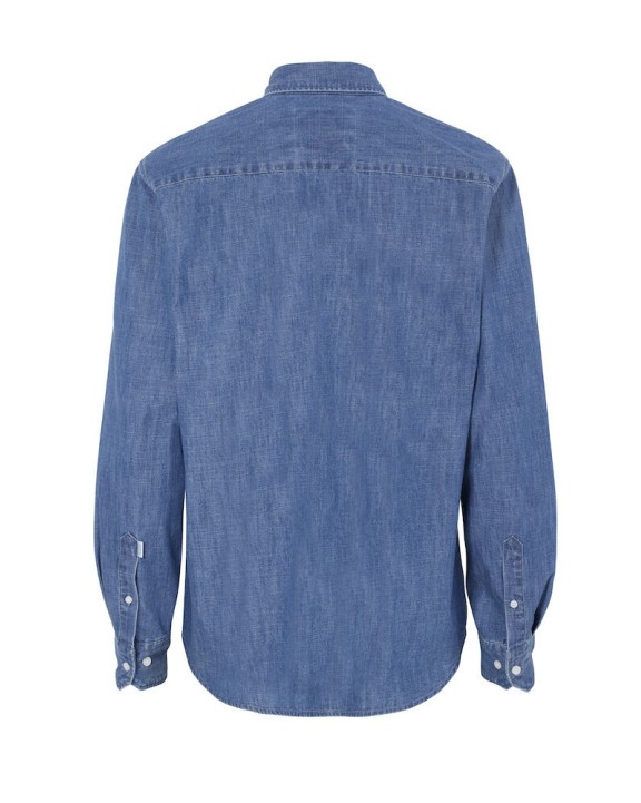 Chemise personnalisable COTTOVER CHEMISE DENIM CONFORT HOMME - CERTIFIÉ GOTS