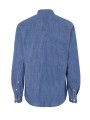 COTTOVER CHEMISE DENIM CONFORT HOMME - CERTIFIÉ GOTS bleu personnalisable