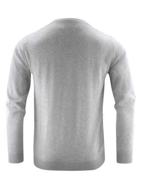 JAMES-HARVEST Ashland U 
Pull-Over Hommes gris chiné personnalisable