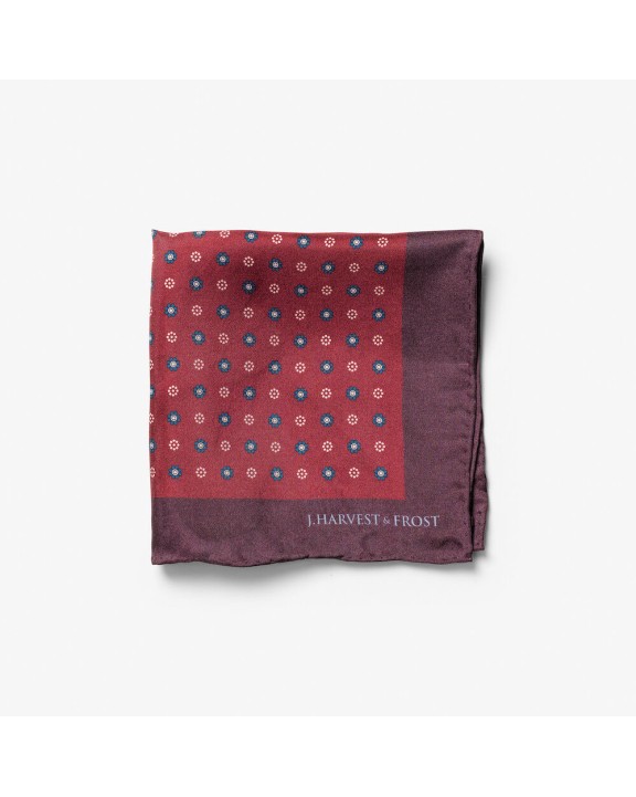 J. HARVEST & FROST Handkerchief Silk Floral Bandana, Schal, Krawatte personalisierbar