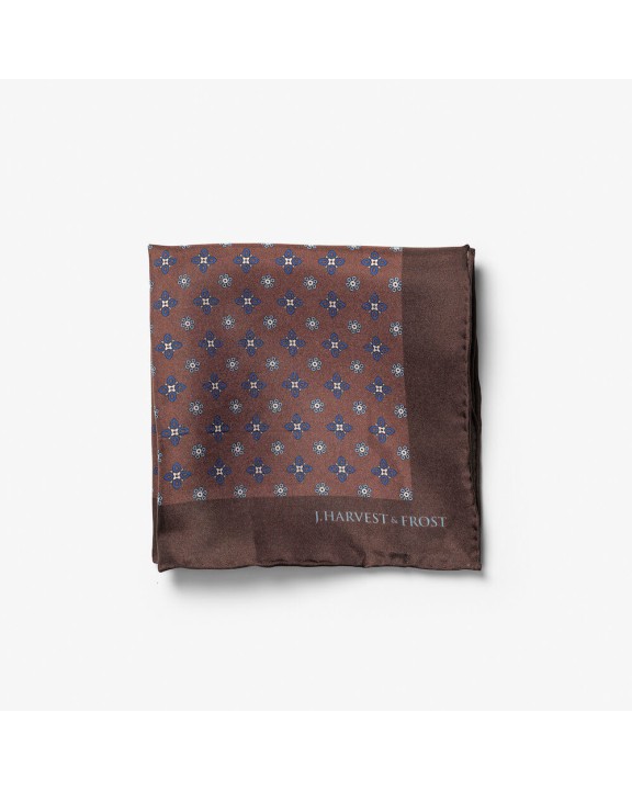 J. HARVEST & FROST Handkerchief Silk Floral Bandana, Schal, Krawatte personalisierbar