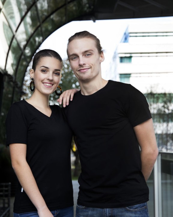 T-shirt personnalisable COTTOVER STRETCH COL ROND HOMME - CERTIFIÉ GOTS
