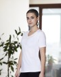 COTTOVER Stretch V-neck Lady T-Shirt personalisierbar
