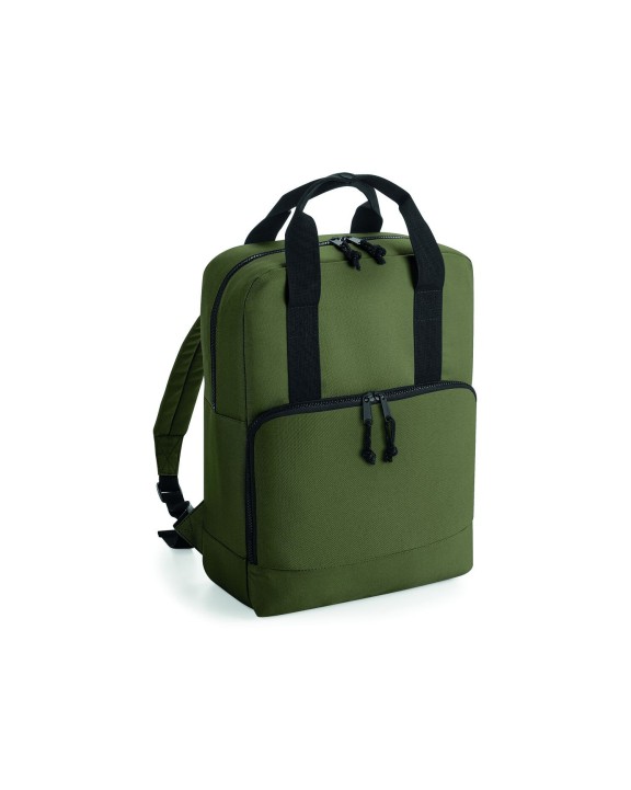 BAG BASE Recycled Twin Handle Cooler Backpack Tasche personalisierbar