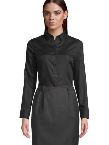 Chemises à personnaliser SOL'S Neoblu Blaise Women noir profond