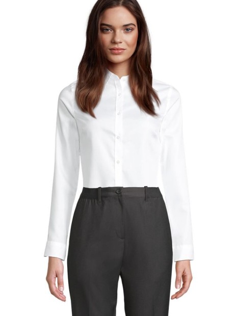 Chemises à personnaliser SOL'S Neoblu Blaise Women blanc organique