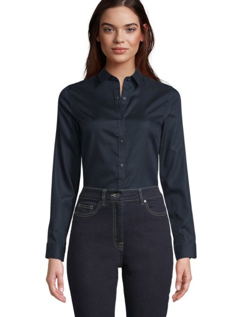 Chemises à personnaliser SOL'S Neoblu Blaise Women bleu nuit