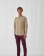 Poloshirt B&C Heavymill LSL Polo voor bedrukking &amp; borduring