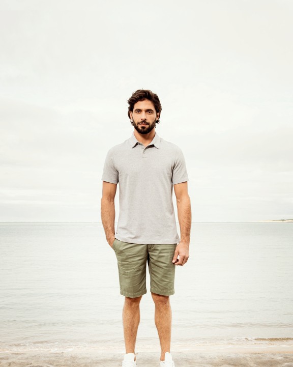 Polo personnalisable NATIVE SPIRIT Polo écoresponsable recyclé homme
