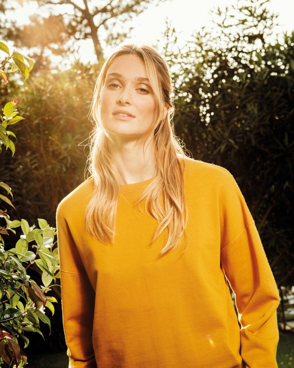 Sweater NATIVE SPIRIT Ecologische damessweater met afhangende mouwen voor bedrukking &amp; borduring